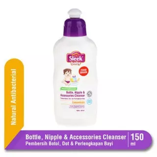 Sleek Baby Pencuci Botol, Dot & Perlengkapan Bayi 150Ml