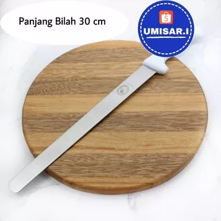 PISAU DAGING KEBAB PANJANG 12 INCH PISAU ROTI PISAU KUE PERNIKAHAN PENGANTIN 30 CM CAKE ULANG TAHUN DAPUR STAINLESS STEEL