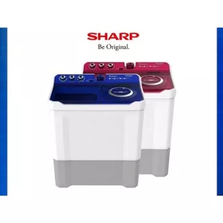 Sharp Mesin cuci 2 tabung 12 kg EST 1290 WA/PK