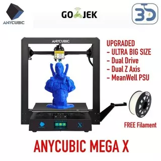 3D Printer Anycubic Mega X Upgraded Huge Size All Metal Ultrabase