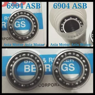 Bearing 6904 ASB Ukuran 20x37x9 mm Bering Laher Laker 6904 ASB Ukuran 20 x 37 x 9 mm