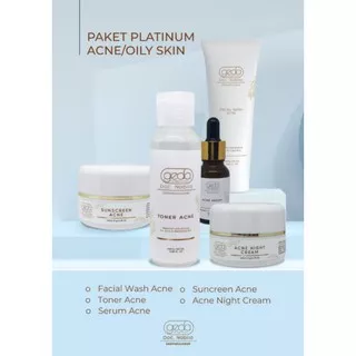 PAKET PLATINUM ACNE ORIGINAL GEDA DOC NABILA