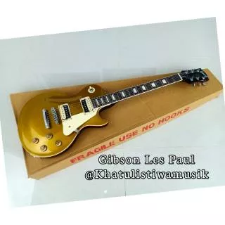 Gitar Gibson Les Paul Gold pick up Gnb Korea