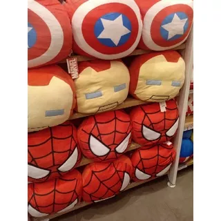 Miniso Marvel Boneka spiderman bantal ironman bantal spiderman boneka iron man bantal captain america boneka captain amerika