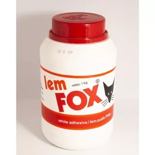 Lem Fox Putih PVAC 1kg - Lem Putih Serbaguna - Lem Kayu - Lem Kertas