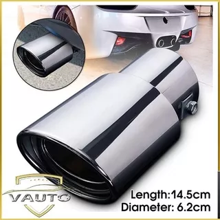 Muffler Cutter Buntut Cover Dekorasi Ujung Knalpot Mobil Universal