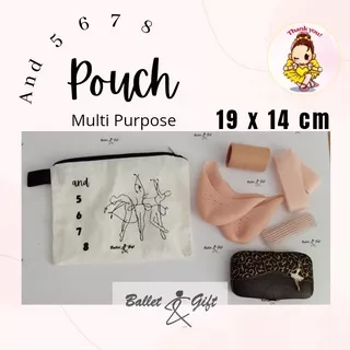 Kantung sepatu Ballet anak ballerina pouch bag for little ballerina