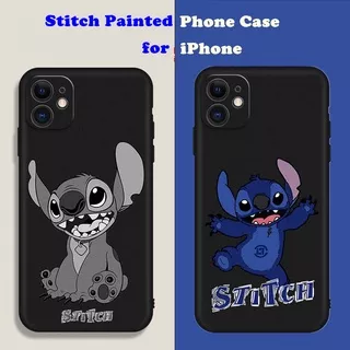 Soft Case Tpu Motif Kartun Stitch Untuk Iphone 11 12 13 Pro Max Xr Xs Max X 6 7 8 Plus Se 2020 4 5 6splus 6s 12 13 Mini
