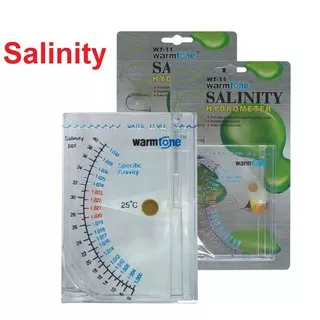 Salinity Hydrometer Salt Water Salinity Meter Warmtone Wt-11 Pengukur Kadar Garam Alat Asin Laut