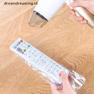 ?dreamdreaming.id? 5Pcs Heat Shrink Film Clear Video TV  Condition Remote Control Protector Cover .