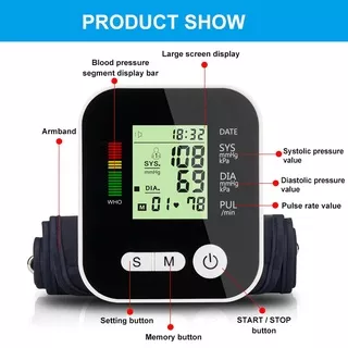 Taff Omicron tensimeter alat Pengukur Tekanan darah alat tensi darah alat cek tensi darah digital alat tes darah digital Sphygmomanometer monitor tekanan darah