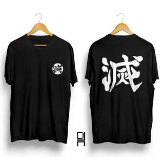 DominoPlaza OP076 SIZE L & XL Tshirt Pria Kaos Pria Kaos Distro Kanji Japan