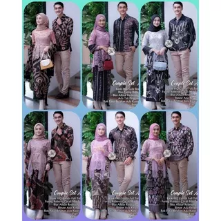 BATIK COUPLE KEBAYA MODERN/COUPLE AS_SYIFA/COUPLE KEBAYA KONDANGAN LAMARAN-KEBAYA WISUDA top 1