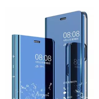 Case Samsung S8+ S8 J7 Prime Note 10 Flip Case Mirror / Clear View Standing