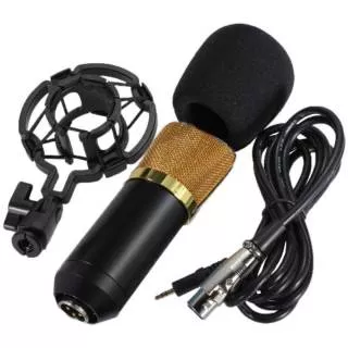 Taffstudio Mikrofon Kondenser Studio dengan Shock Proof Mount - BM700