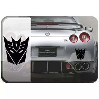 Stiker mobil transformer Decepticon sticker keren murah 10cm Laptop HP