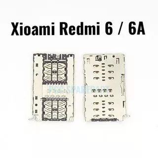 Original New Connector Konektor Sim Card Xiaomi Redmi 6 - 6A - Rumah Seng Tempat Simcard Simlock