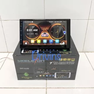 HEAD UNIT DOUBLE DIN ANDROID SKELETON SKT-8189 7” INCH UNIVERSAL