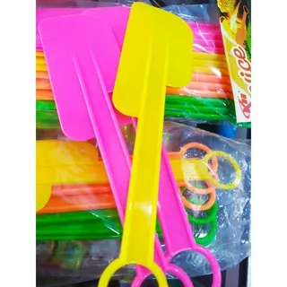 spatula plastik / spatula kue / polesan kue / pengaduk kue / spatula souvenir / scraper plastik