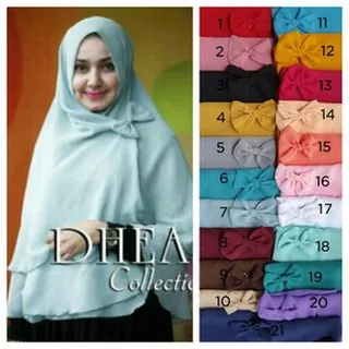 Hijab Syar`i Dhea / Jilbab Syiria Dhea Pita 3 Layer / Khimar Dea