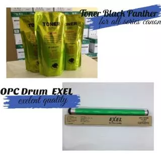 Paket hemat fotocopy toner black panther and opc drum exel Canon ir 3045 3035 4570 3570 3235 3245