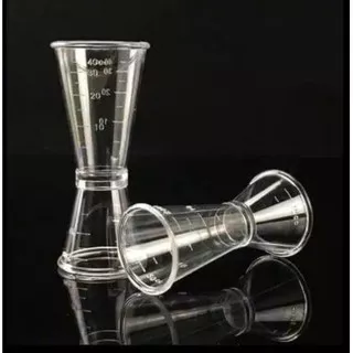 Jigger Acrylic / Jigger Gelas Ukur / Jigger Measuring Cup