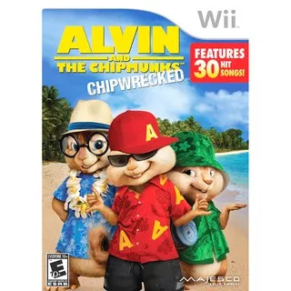 GAME NINTENDO WII ALVIN AND THE CHIPMUNKS CHIPWRECKED