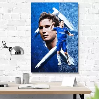 Poster CHELSEA Poster Frame Kayu Chelsea A3+(31x46cm) FRANK LAMPARD