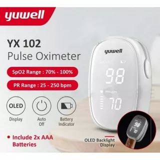 Oximeter Yuwell Yx303 Fingertip Pulse Oximeter Beurer Po30 Killer - Yxputih102 Terlaris