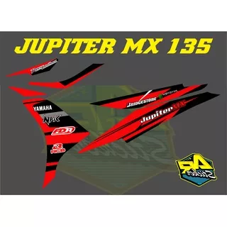 Striping Jupiter Mx 135 Striping Mx New Sticker Jupiter Mx Stripping Stiker Mx Sticker jupiter mx SIMPLE RACING KODE 022