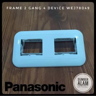 PANASONIC frame saklar 4modul WEJ78049W