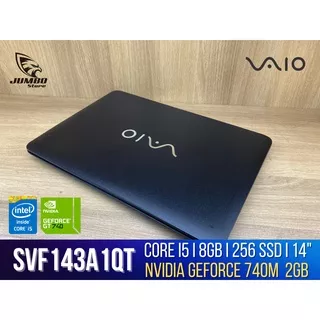 Laptop Sony Vaio SVF143A1QT Core i5 - 4th Gen/16GB Ram/256GB Ssd/Nvidia GeForce 740M 2GB/Camera/Display 14.1/DVD Rw