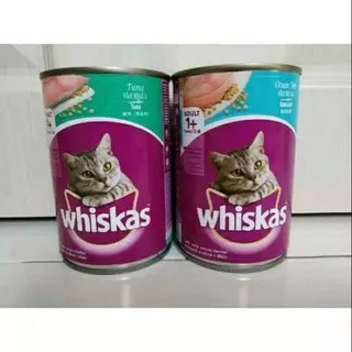 WHISKAS KALENG 400 GRAM ALL VARIAN / WHISKAS TUNA KALENG / WHISKAS OCEAN FISH / WHISKAS TUNA 400GR / WHISKAS OFISH 400GR