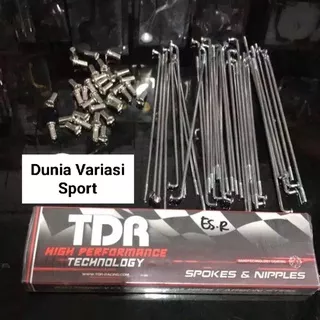 Jari Jari TDR Crome Orginal TDR Ukuran Lengkap Ring 14/17/18