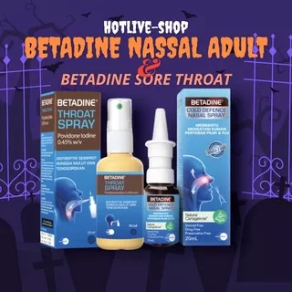 Nasal Spray Betadine & Sore Throat Spray Betadine READY & ORIGINAL