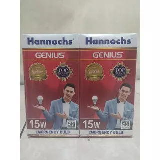 Lampu Hannochs Genius Lampu LED Emergency 15 Watt AC/DC