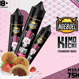 Liquid Ngeboel Strawberry Mochi 60ML 3MG Premium Liquid E Liquid