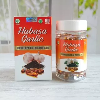 Garlic Oil Plus Minyak Habbatussauda HABASA GARLIC isi 60 Kapsul