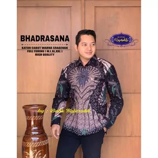 Batik Pria BHADRASANA Kemeja Full Furing Bahan Katun Sragenan