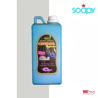 [Soapy] Cendana - Softener Blue (pewangi dan pelembut pakaian) 1 Liter