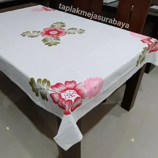 Taplak Meja Makan Shabby Vintage 135 x 180 cm - Taplak Meja Makan Segi