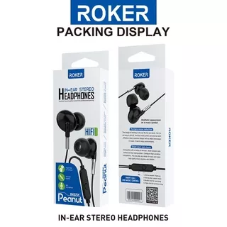 Headset handsfree earphones Roker Peanut RK65K extra bass with MIC