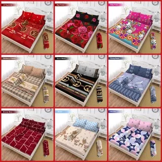 HS SPREI FITTED VITO KING&QUEEN BAMBI, LITTLE STAR, BIG FLOWER, BRBY CLASSIC, ELVI SUPREME, GCI BLACK, KTY FRUIT, FLYING SWAN, BLOODY MARY