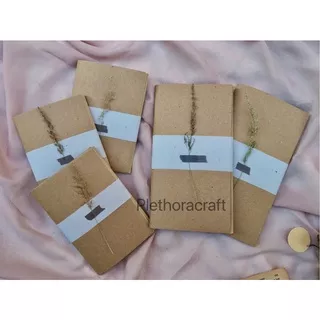 simple notebook handmade insert travelers untuk buku diary catatan scrapbook