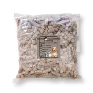 WOOD PELLET PET LITTER PENGGANTI PASIR KUCING 1KG