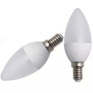(5Pcs) Lampu LED Bulb Candle Jantung Hias Lilin E14 Putih 3W White 3 W
