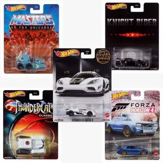 Hot Wheels Premium Retro Entertainment (B) 2021 set 5pcs - Hot Wheels Premium