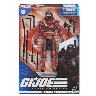 GI Joe Classified Series 08 Red Ninja Action Figure