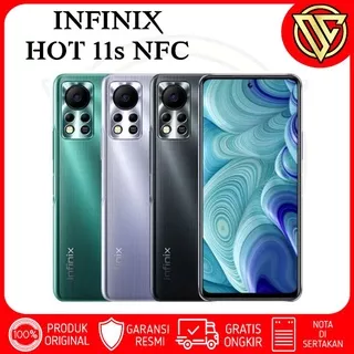 Infinix Hot 11s NFC 4/64 Garansi Resmi Infinix 1Thn