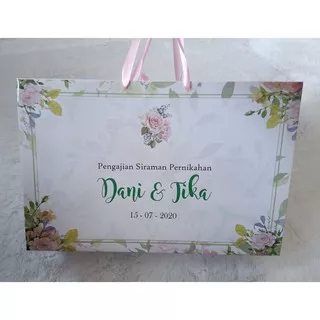 PAPERBAG SIZE 33x22x8 CM / WEDDING / BRIDESMAID / PACKAGING PRODUCK